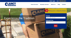 Desktop Screenshot of clancymoving.com